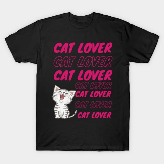 Cat Lover T-Shirt by elmouden123